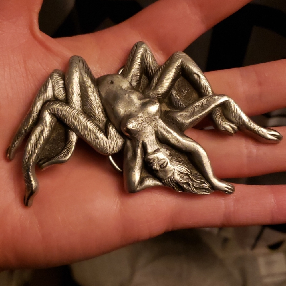 The Mars Volta spiderwoman belt buckle